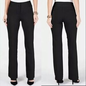 Alfani Tummy Control Curvy Fit Black Dress Trousers Work Pants 61208M Mens 14